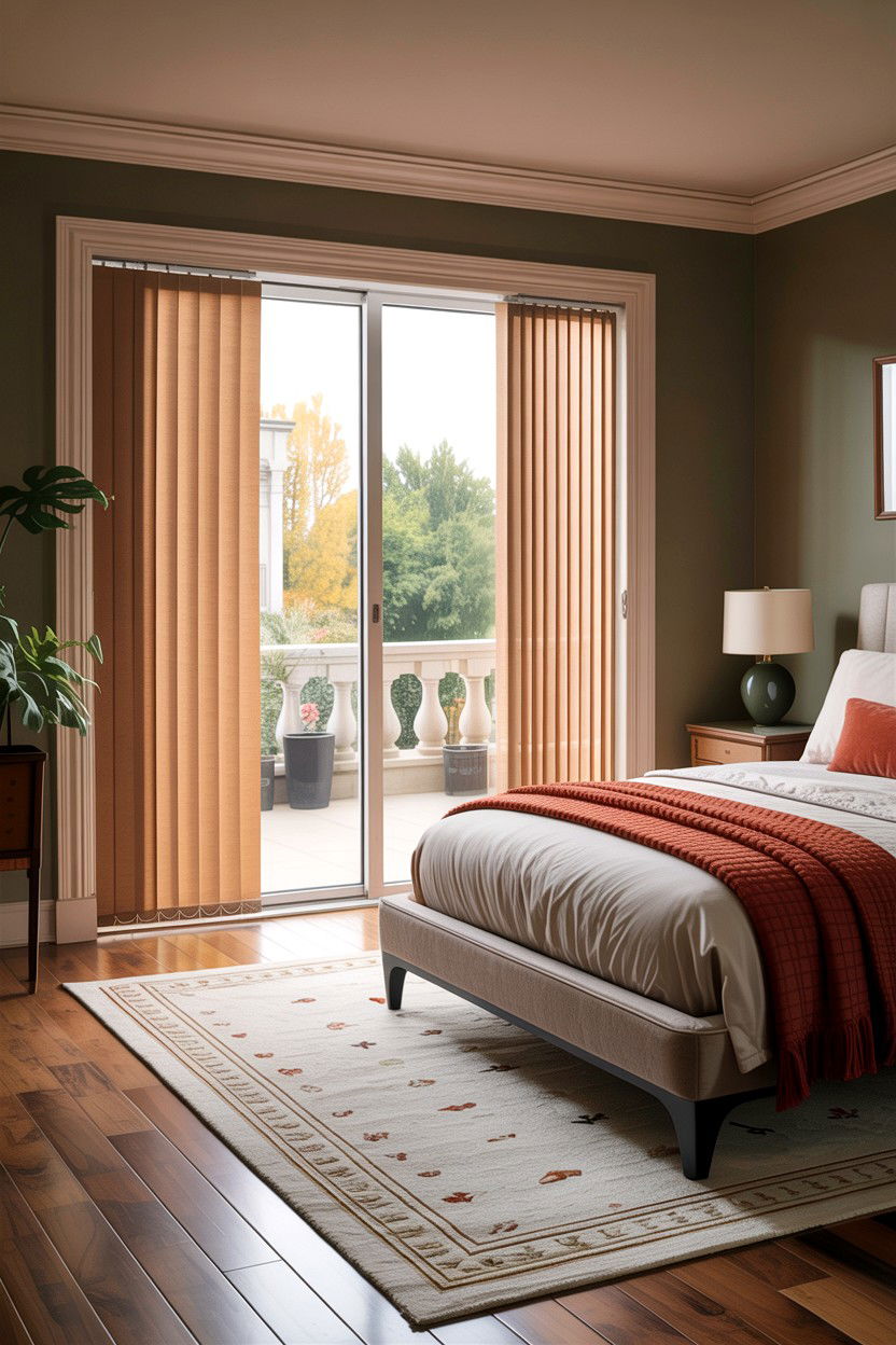 Vertical blinds - 30 bedroom window treatments