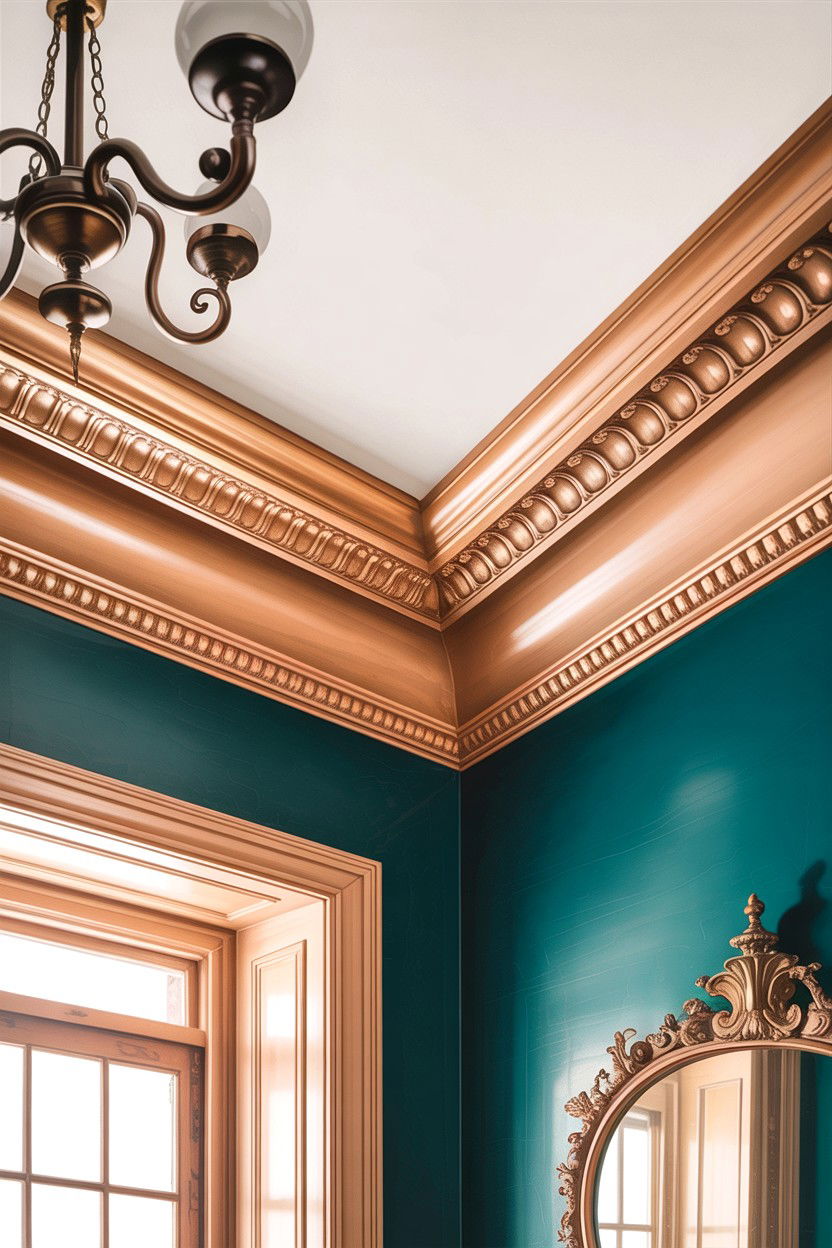 Victorian Bathroom Crown Molding - 30 bathroom crown molding ideas