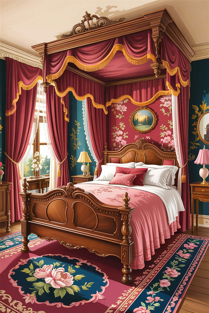 Victorian Bedroom - 30 bedroom renovation ideas