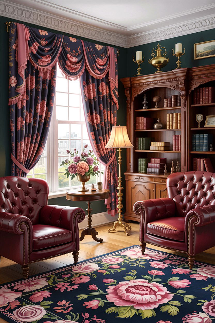 Victorian Floral Decor - 30 floral themed living room ideas