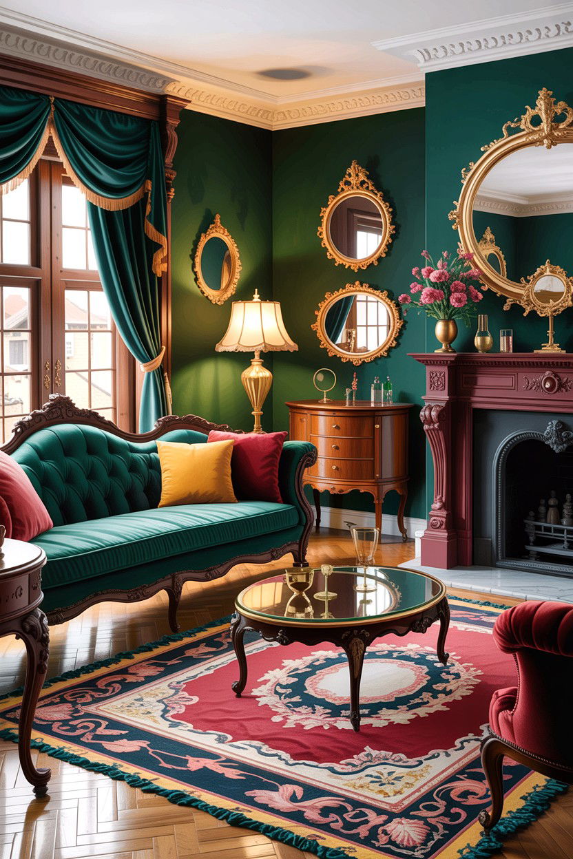 Victorian Living Room - 30 interior designer living room ideas