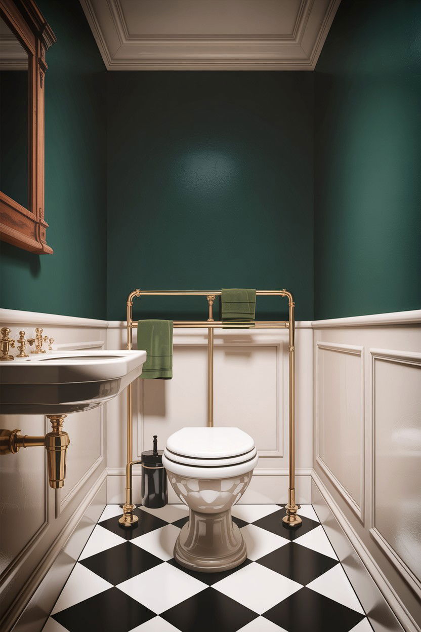 Victorian Style Cloakroom - 30 downstairs bathroom ideas