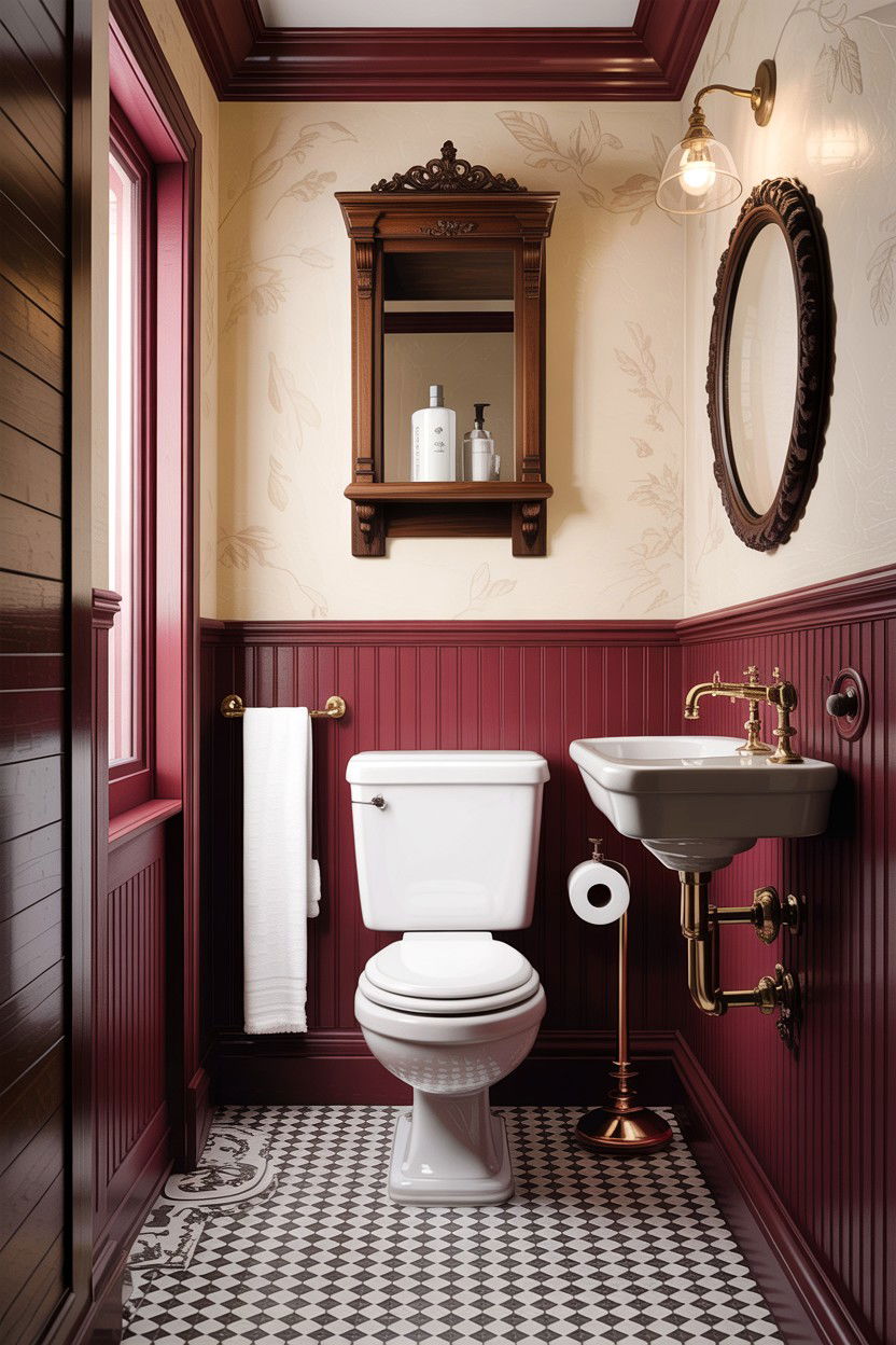 Victorian bathroom beadboard - 30 bathroom beadboard ideas