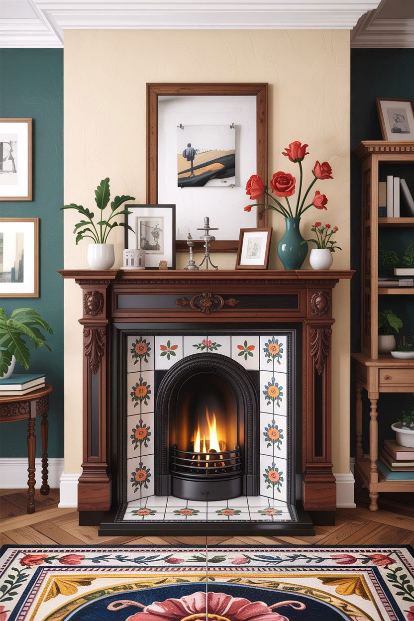 Victorian fireplace restoration - 30 living room fireplace ideas