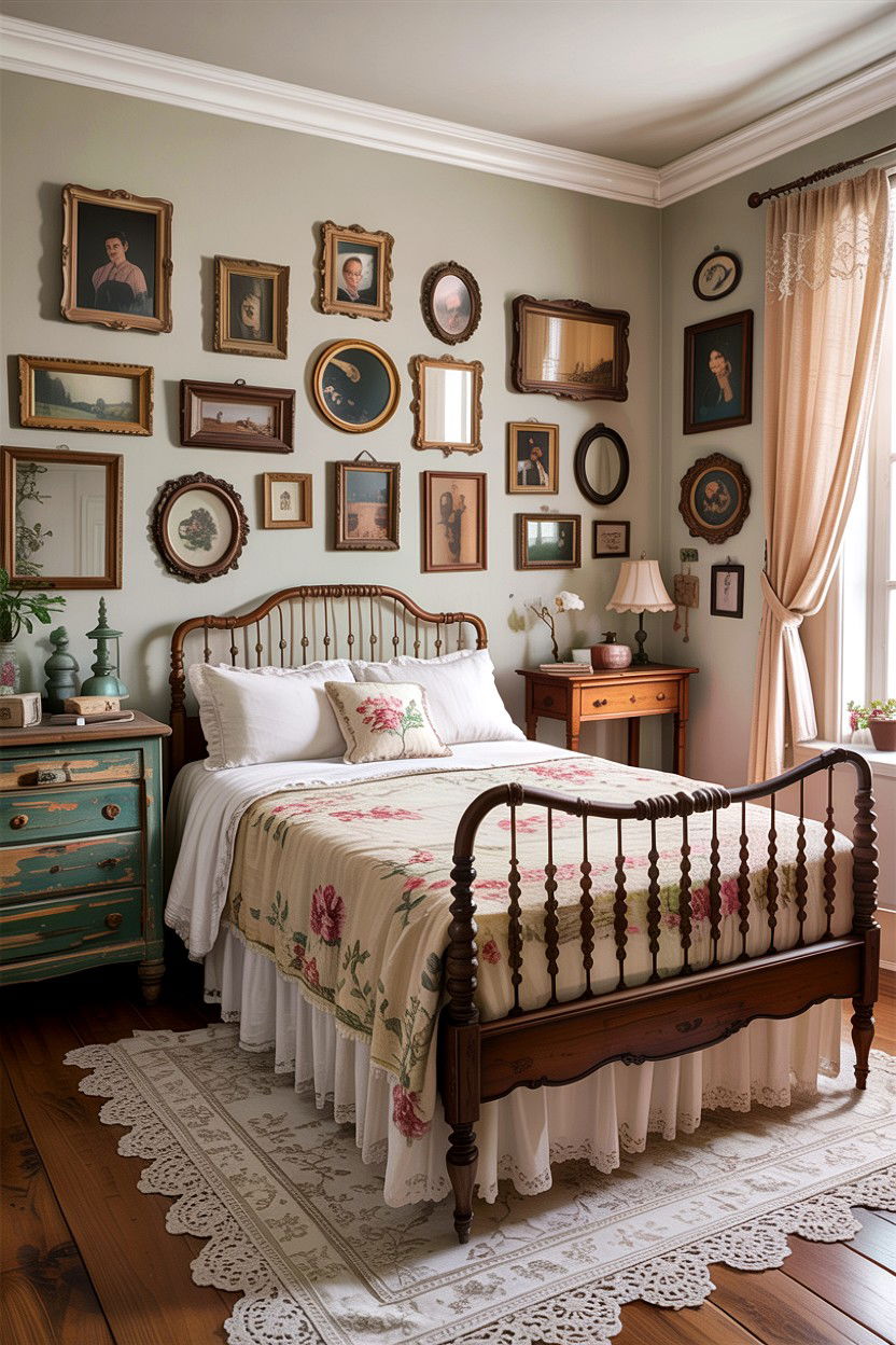 Vintage Bedroom - 30 bedroom photography ideas