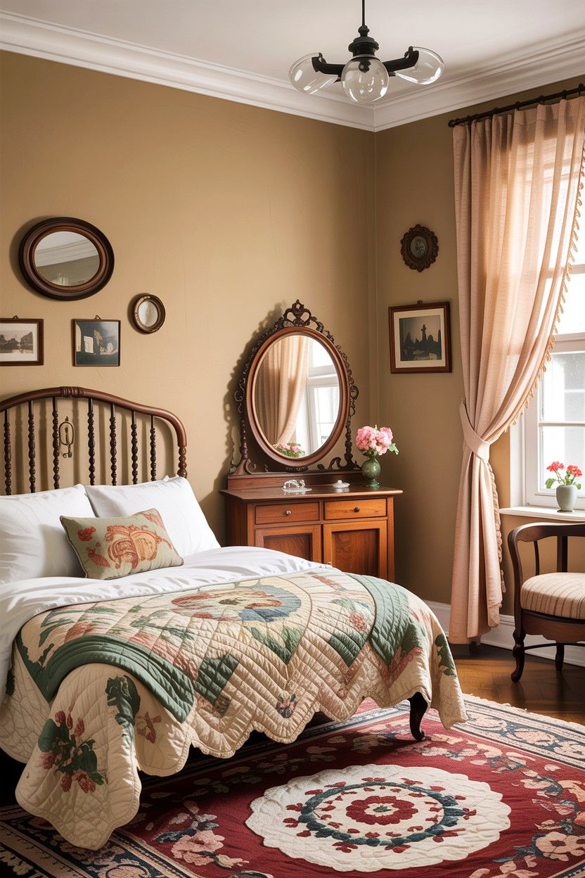 Vintage Beige Bedroom - 30 bedroom beige walls