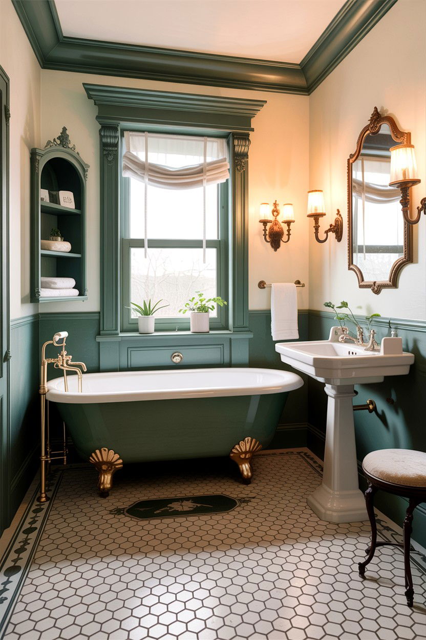 Vintage Guest Bathroom - 30 guest bath decor ideas