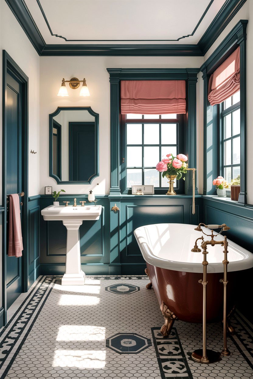 Vintage Inspired Bathroom - 30 interior designer bathroom ideas