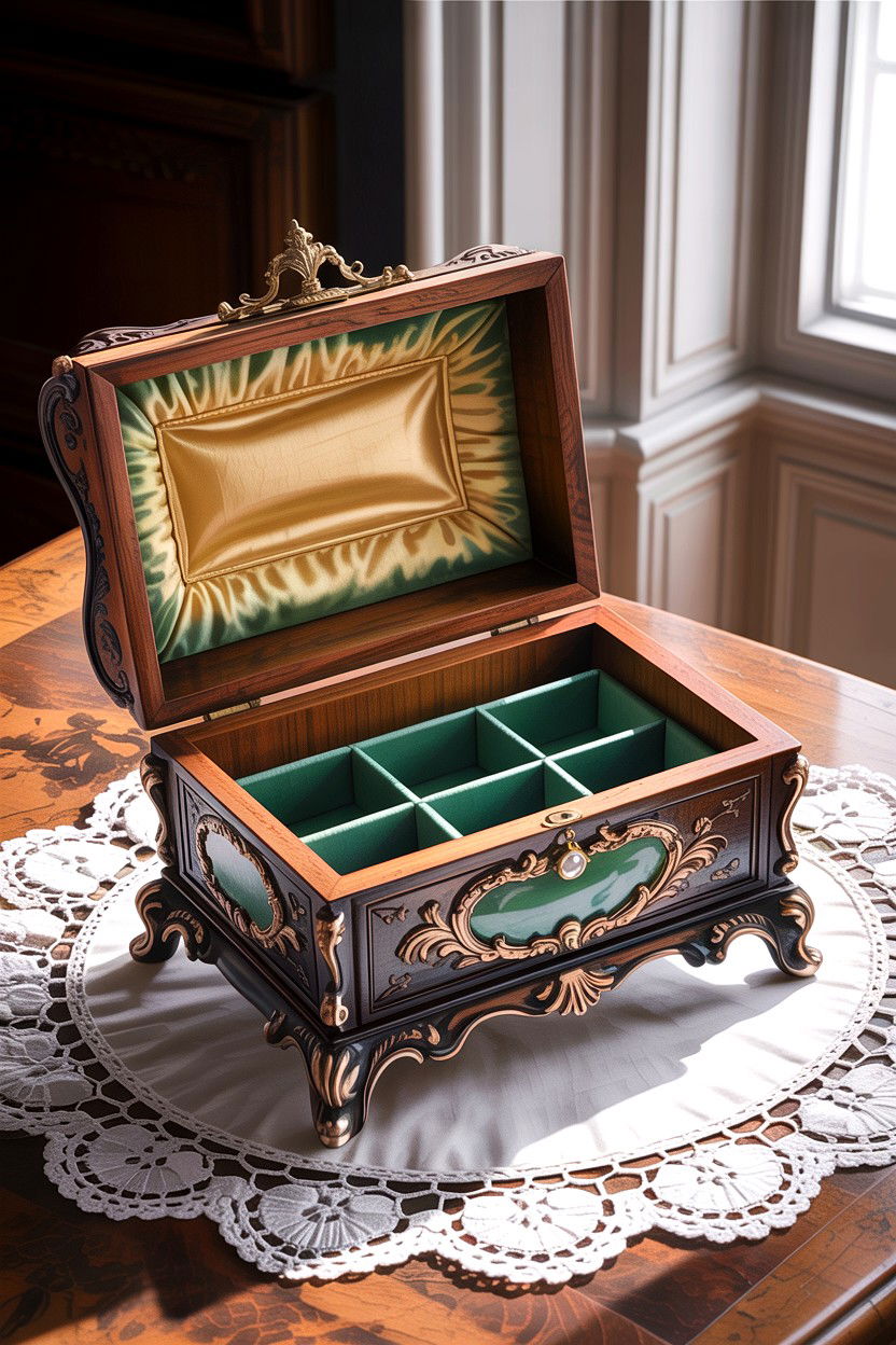 Vintage Jewelry Box - 30 bedroom jewelry boxes