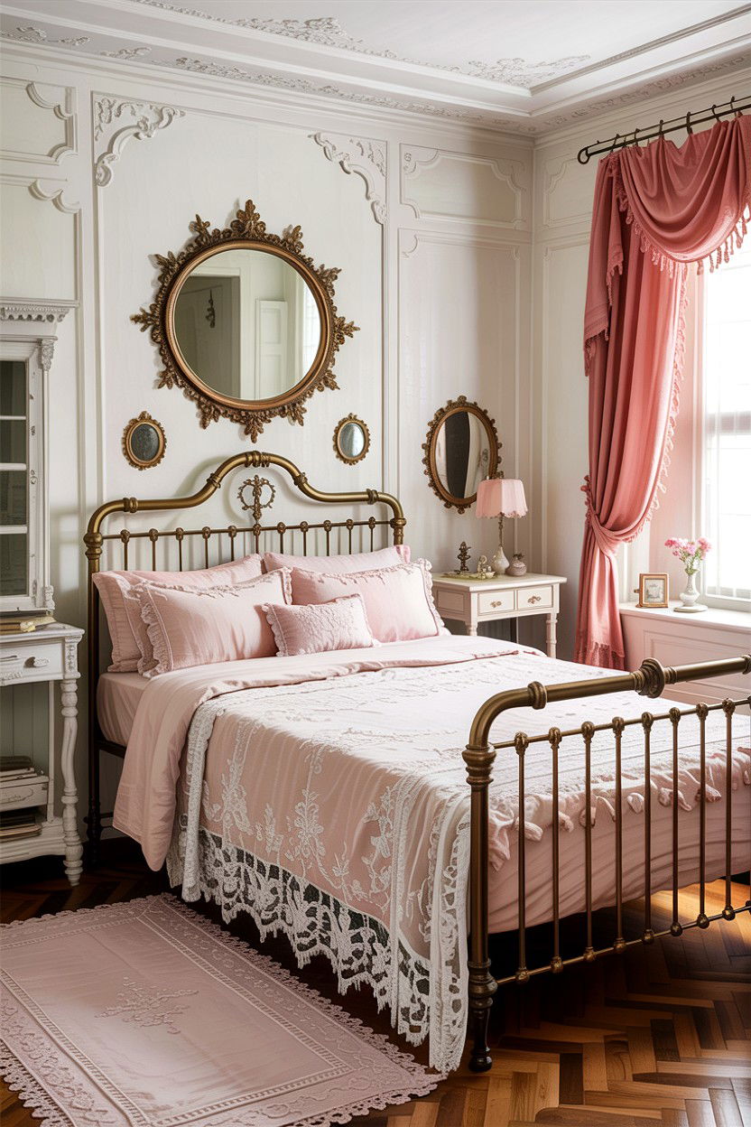 Vintage Lace Coverlet - 30 bedroom coverlets