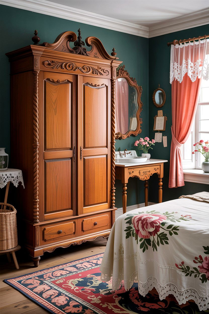 Vintage Oak Bedroom Decor - 30 bedroom oak furniture ideas