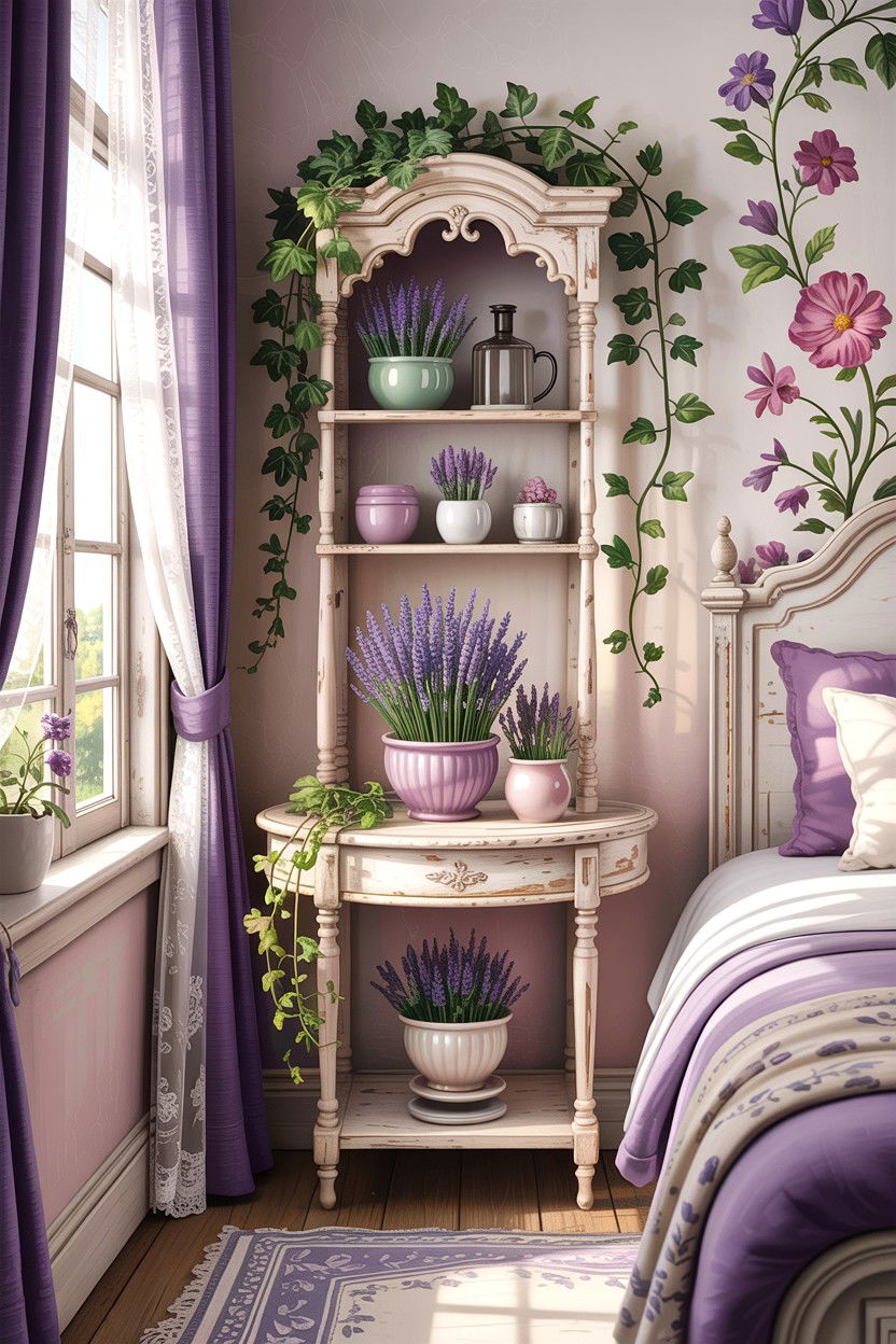 Vintage Plant Stand - 30 bedroom plant stands