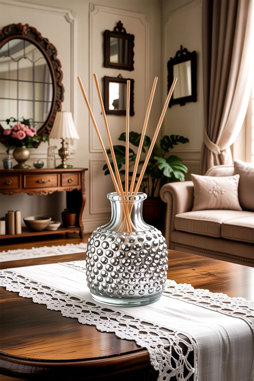 Vintage Style Glass Diffuser - 30 living room diffusers