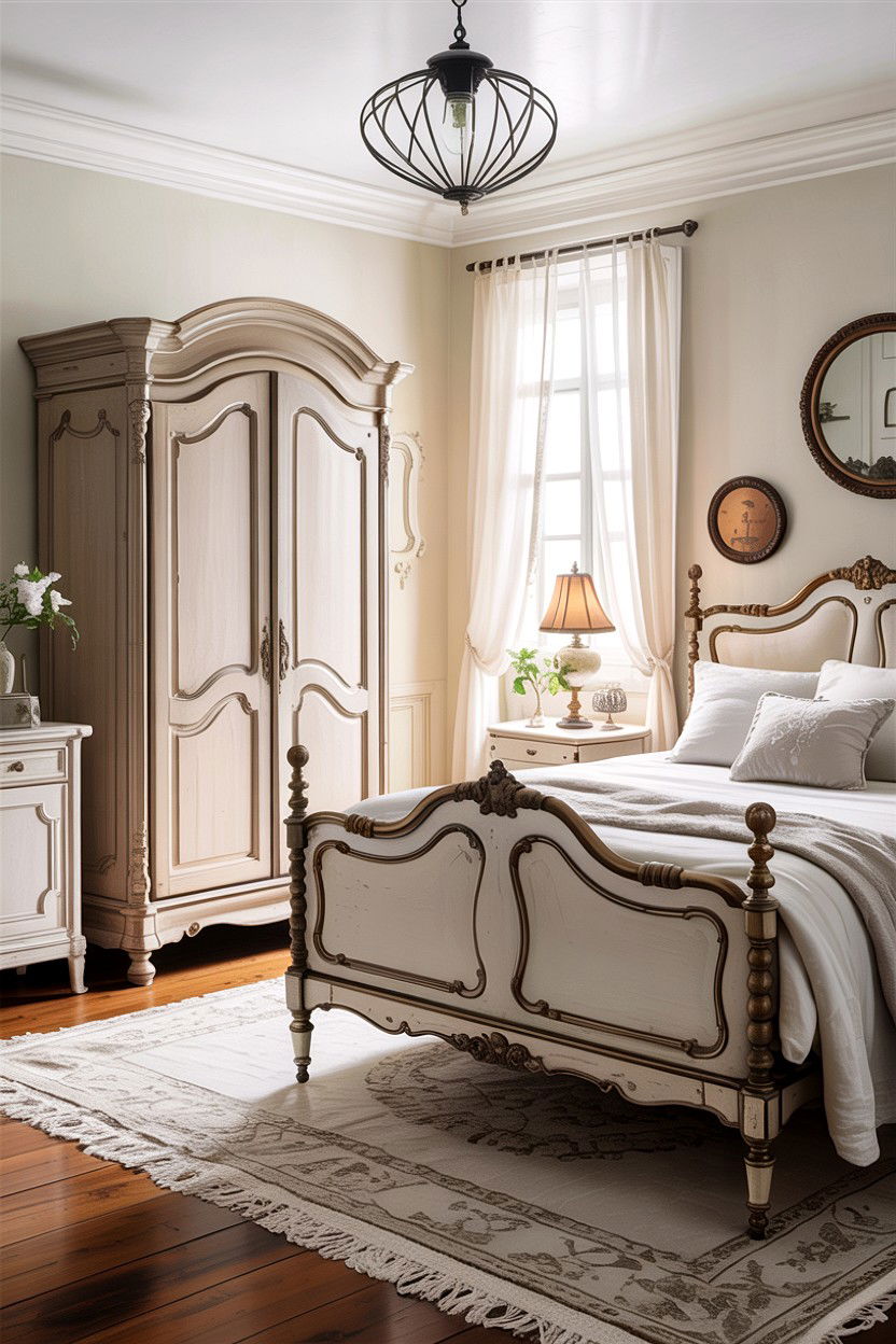 Vintage White Bedroom - 30 bedroom white furniture ideas
