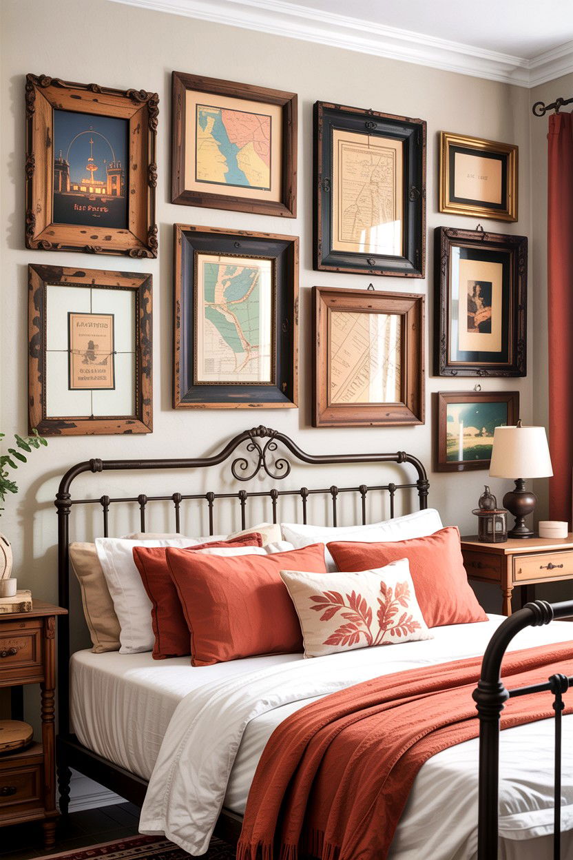 Vintage Wooden Frames - 30 bedroom picture frames