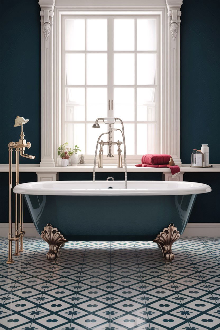 Vintage clawfoot tub - 30 inspiring bathroom ideas