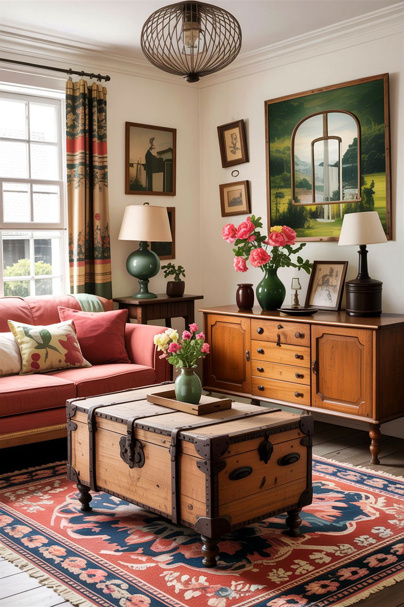 Vintage country living room decor - 30 living room country furniture ideas