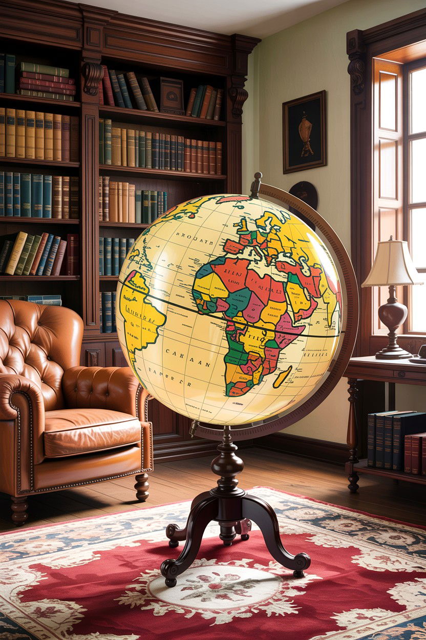 30 Living Room Globes to Add Sophistication and Style