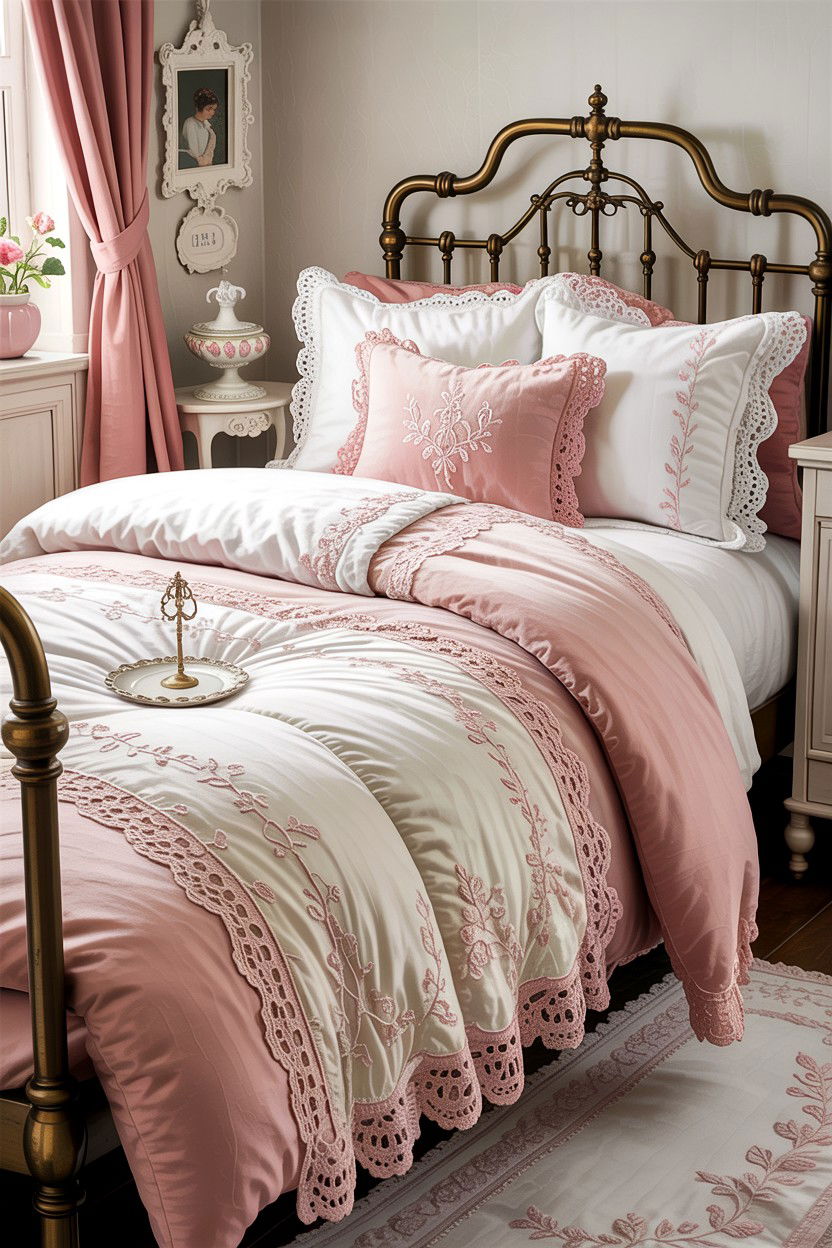 Vintage lace comforter - 30 bedroom comforters