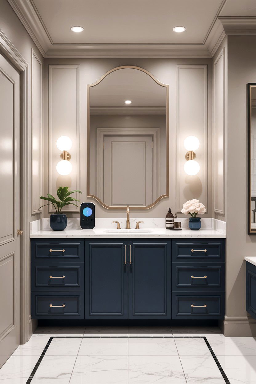 Voice Controlled Lighting - 30 bathroom automation ideas