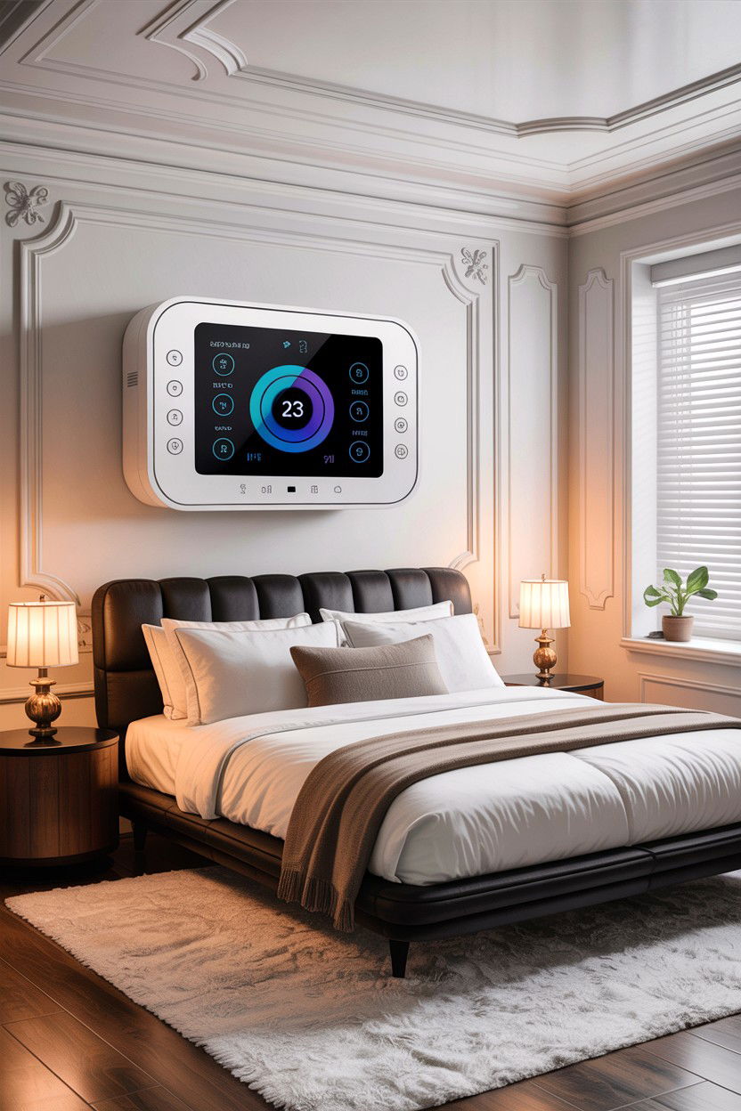 Voice Controlled Thermostat Tech Bedroom - 30 bedroom thermostats