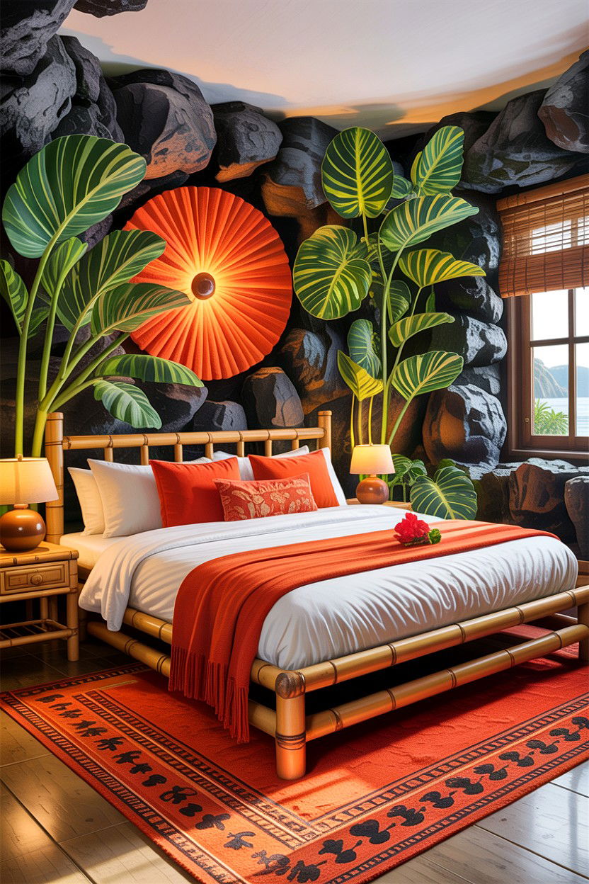 Volcanic Island Bedroom - 30 explorer bedroom ideas