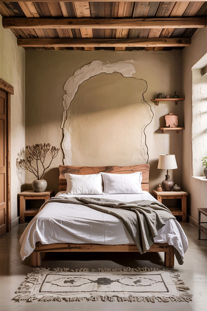 Wabi Sabi Beige Bedroom - 30 all beige bedroom ideas
