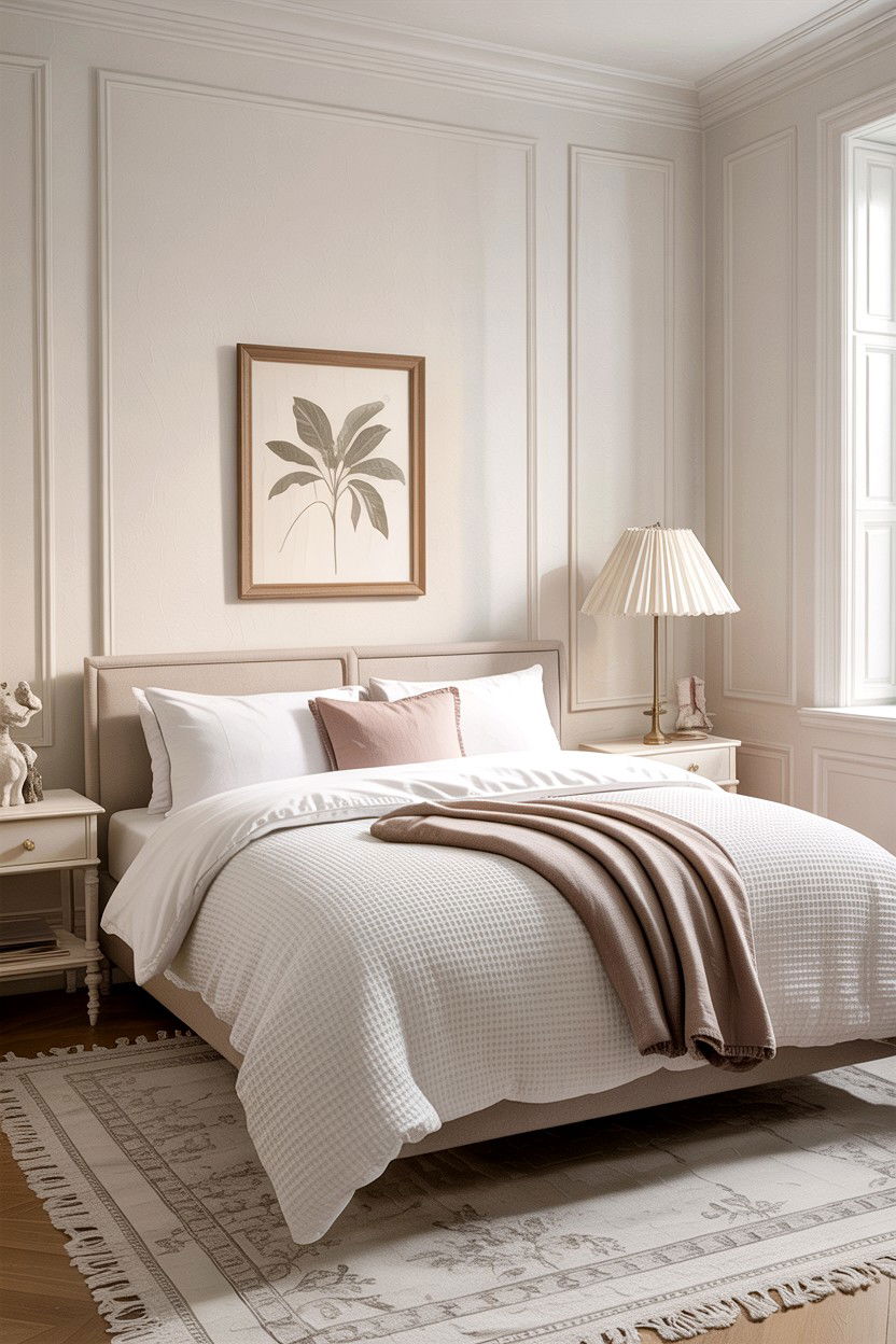 Waffle weave duvet - 30 cozy texture bedroom ideas