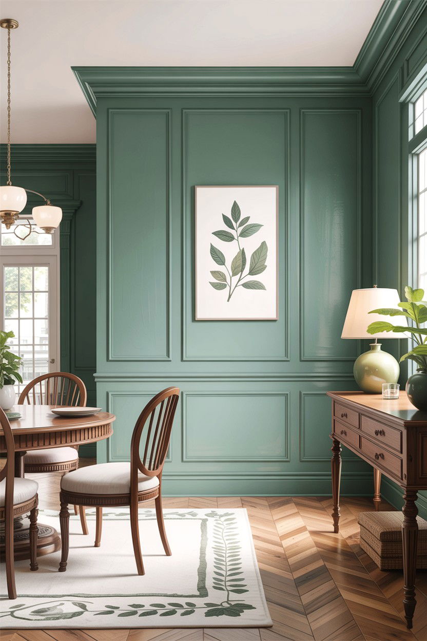 Wainscoting Wall Panel - 30 living room custom woodwork ideas