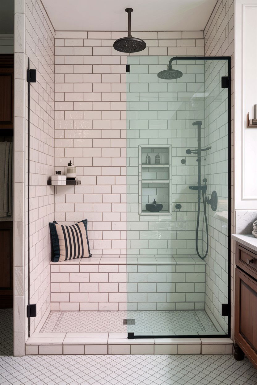 Walk In Shower Glass - 30 en-suite bathroom ideas