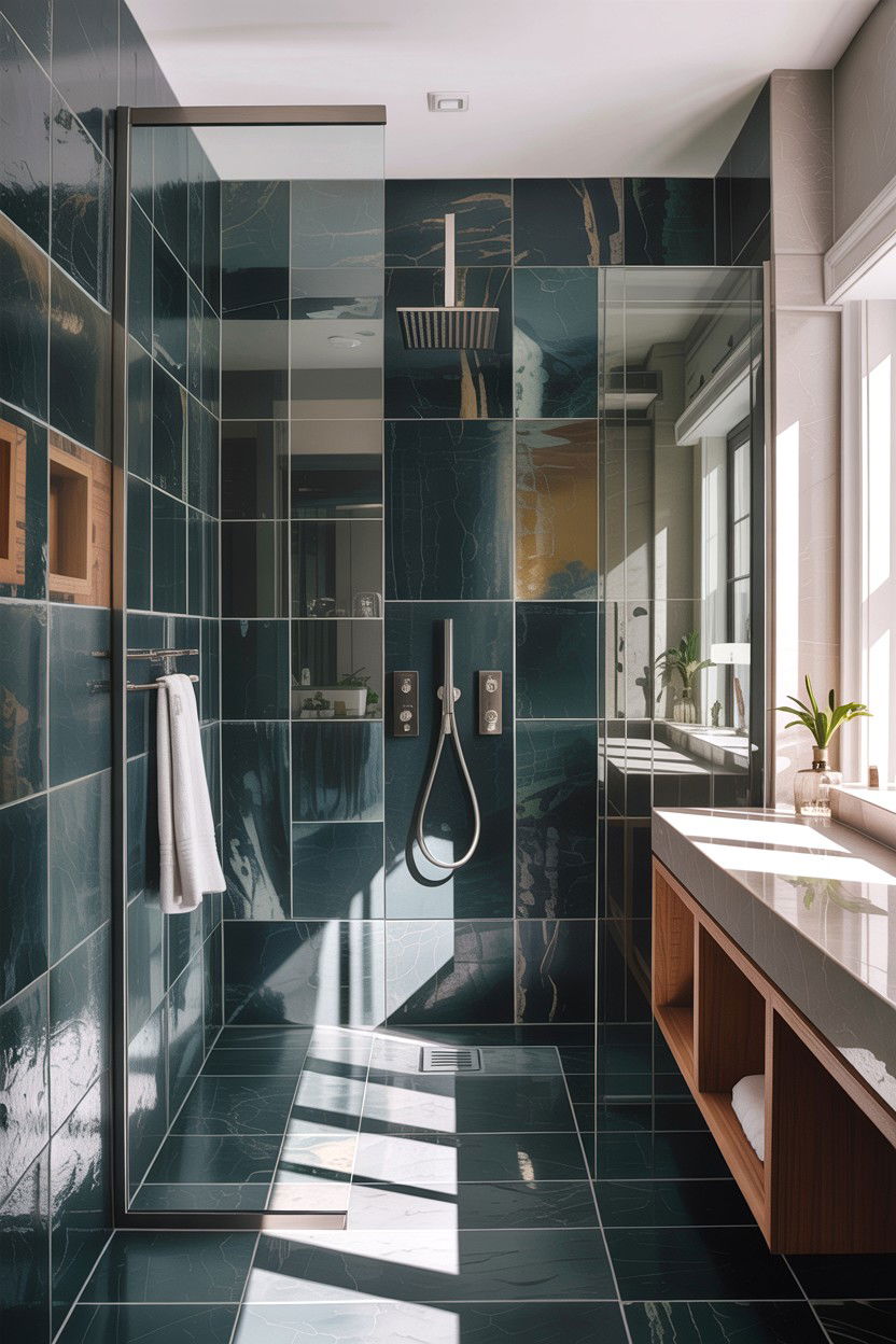 Walk In Shower Wet Room - 30 spacious bathroom ideas