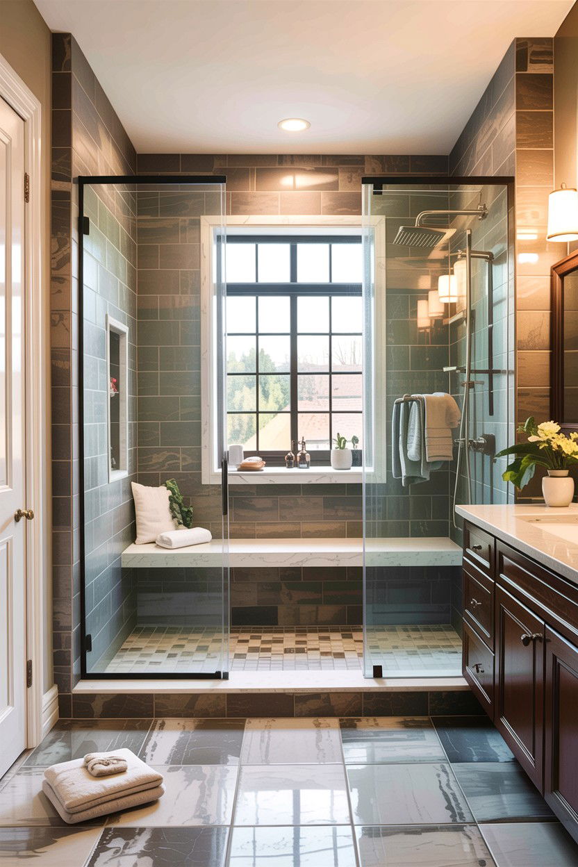 Walk in shower bathroom - 30 amazing bathroom ideas