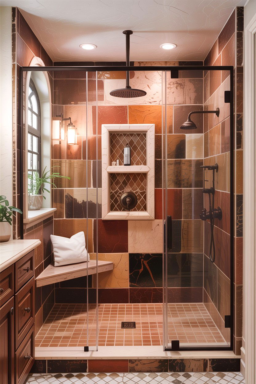 Walk in shower size - 30 bathroom design rules