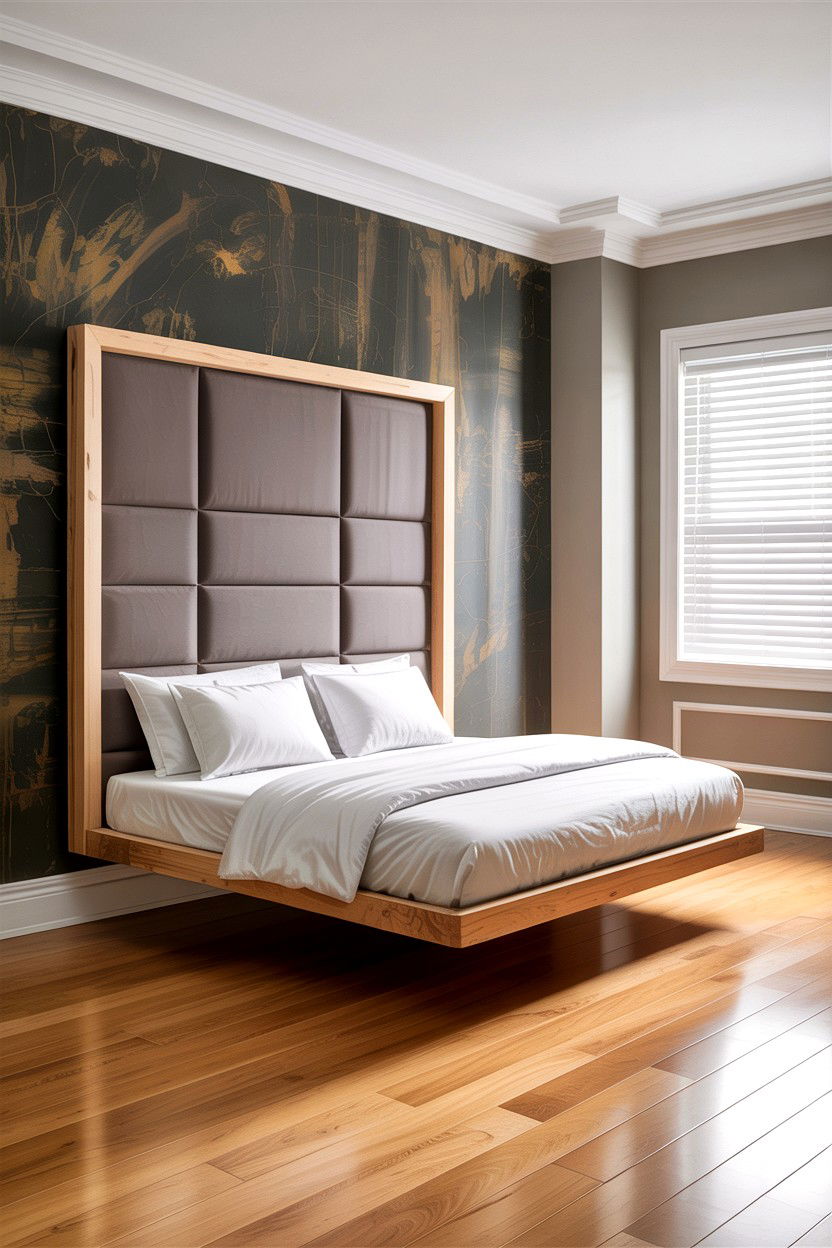 Wall Mounted Floating Bed - 30 bedroom floating bed ideas