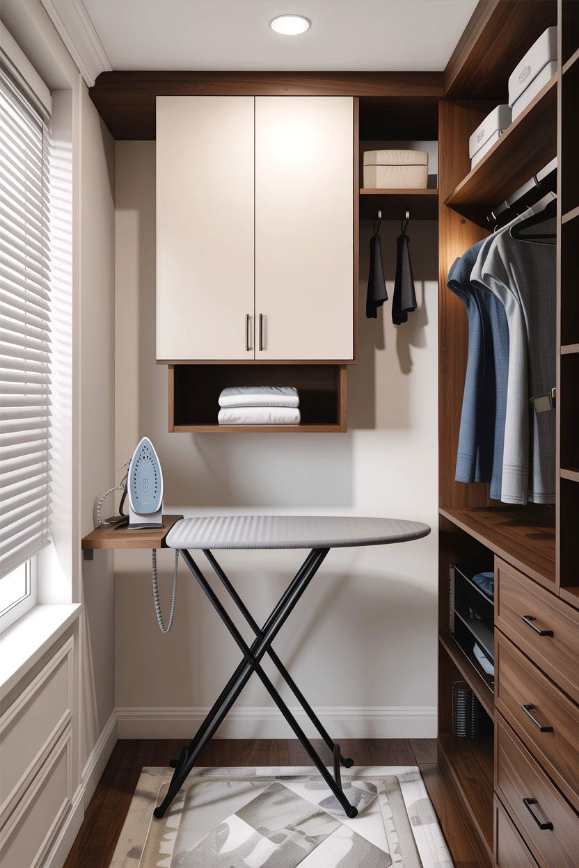 Wall Mounted Ironing Board Cabinet - 30 bedroom convertible furniture ideas