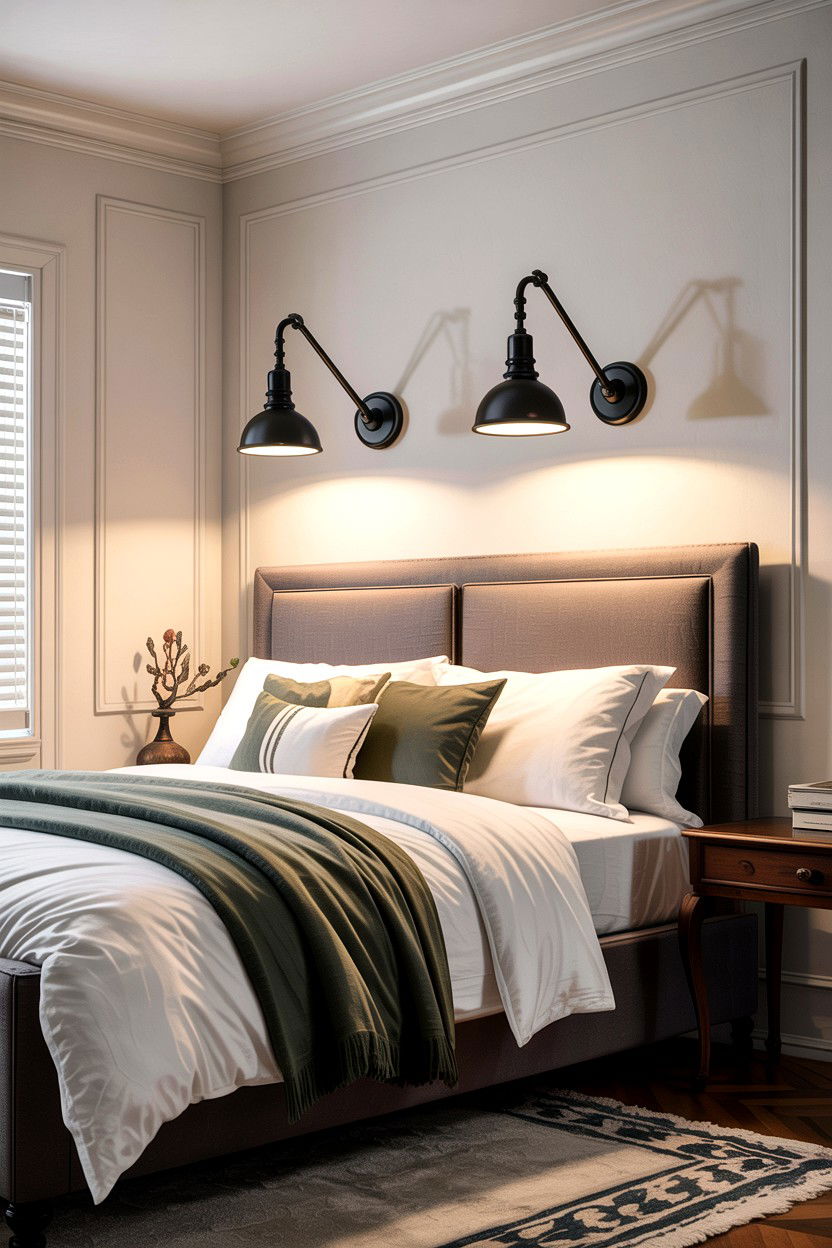 Wall Mounted Lighting - 30 dust-free bedroom ideas