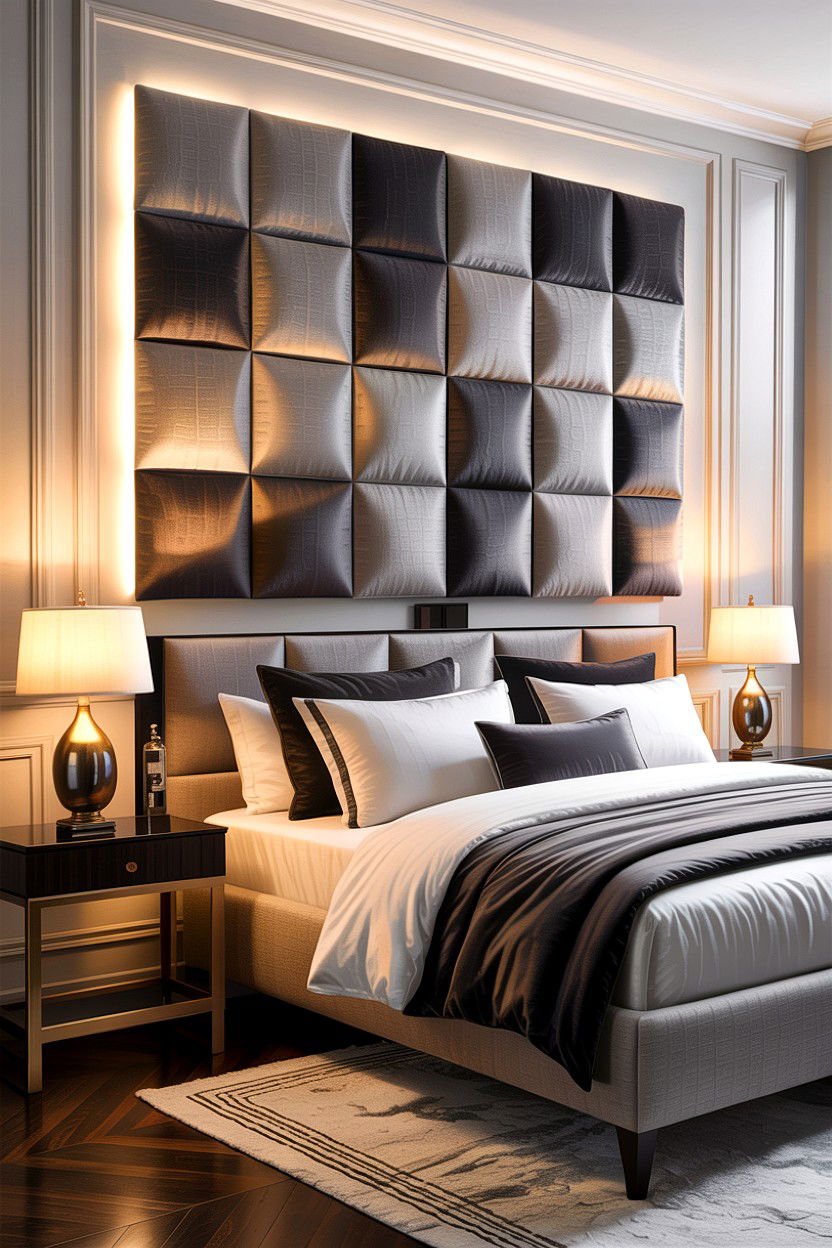 Wall Panel Headboard - 30 bedroom headboard ideas