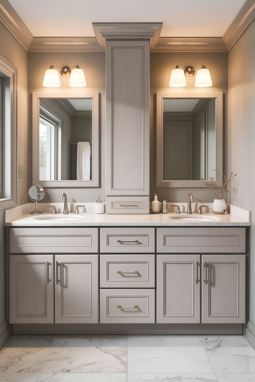 Wall To Wall Bathroom Vanity - 30 custom bathroom vanity ideas