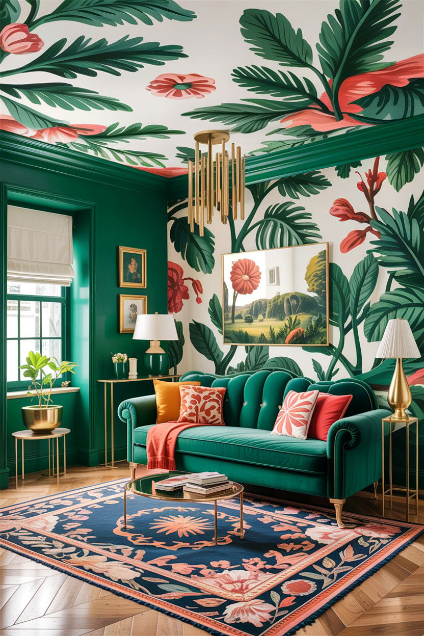 Wallpaper ceiling living room - 30 living room false ceiling designs