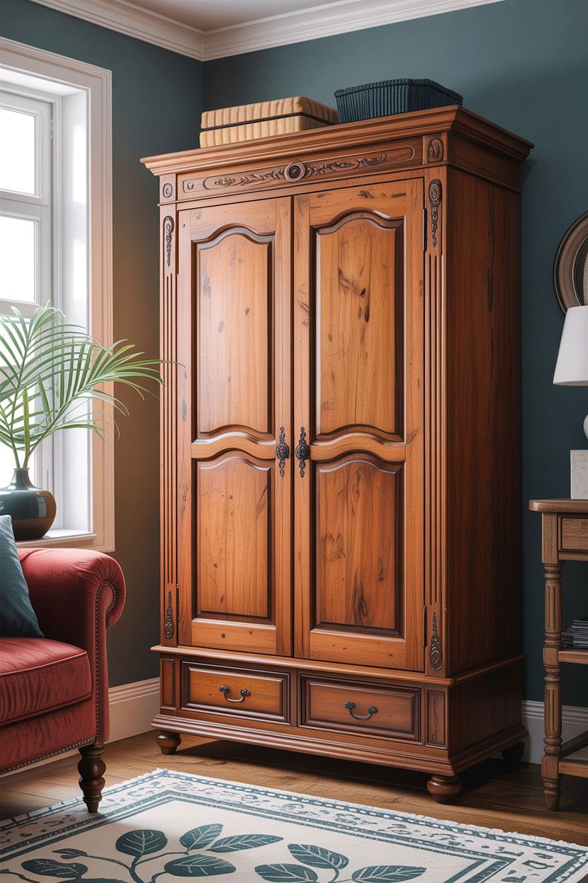 Wardrobe Armoire - 30 living room English furniture ideas