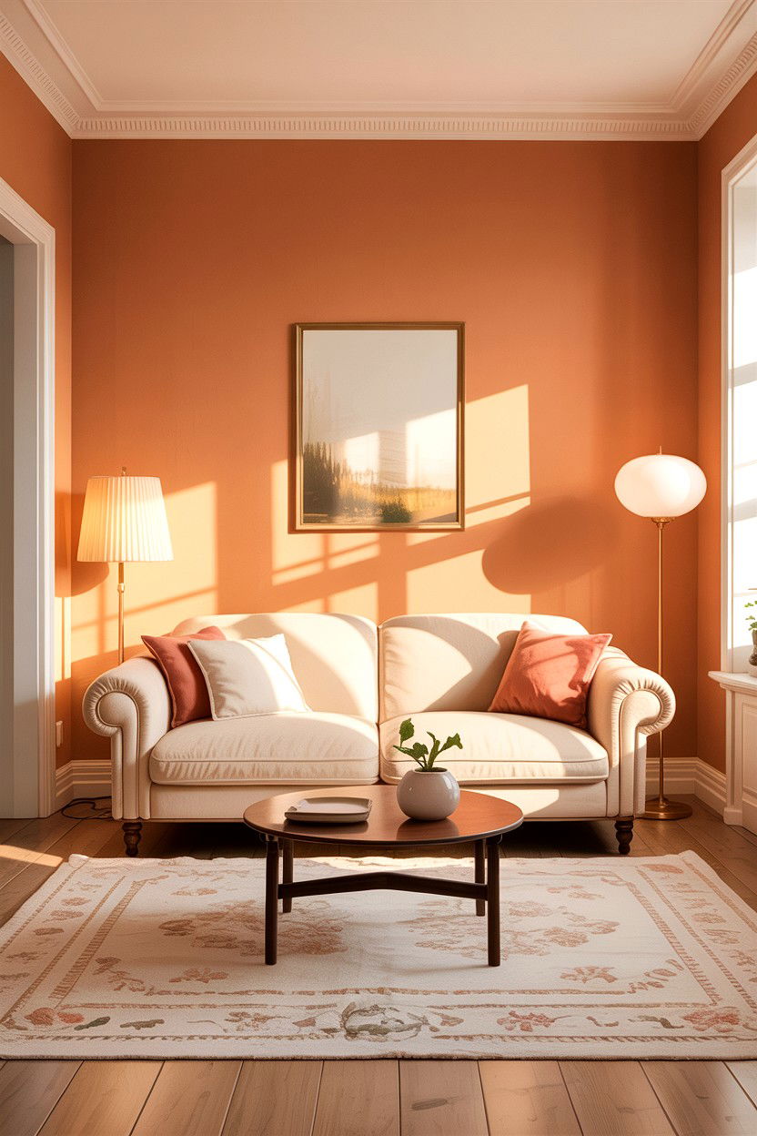 Warm Cream Living Room - 30 scandinavian cream living room ideas