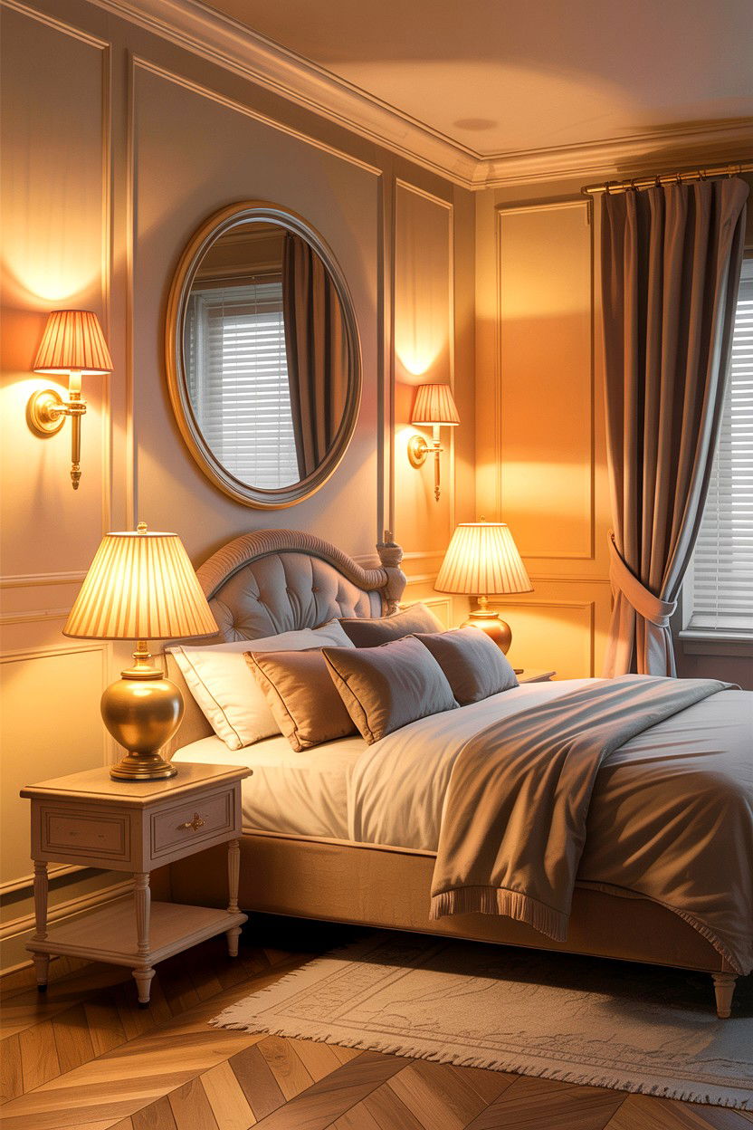 Warm Lighting Bedroom - 30 cozy bedroom ideas