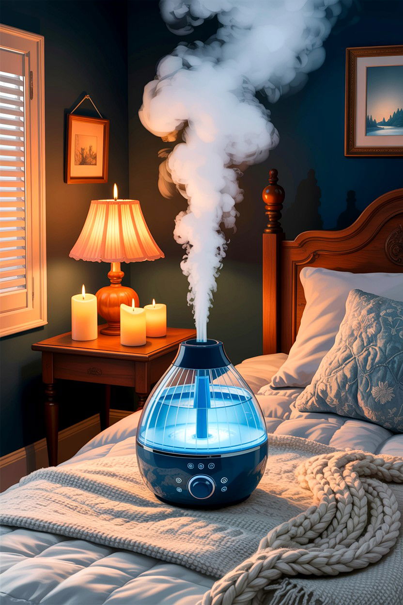 Warm Mist Humidifier - 30 bedroom humidifiers