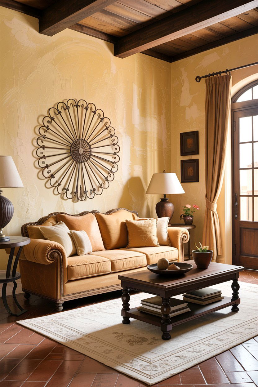 30 Living Room Tuscan Furniture Ideas for Warm Elegance