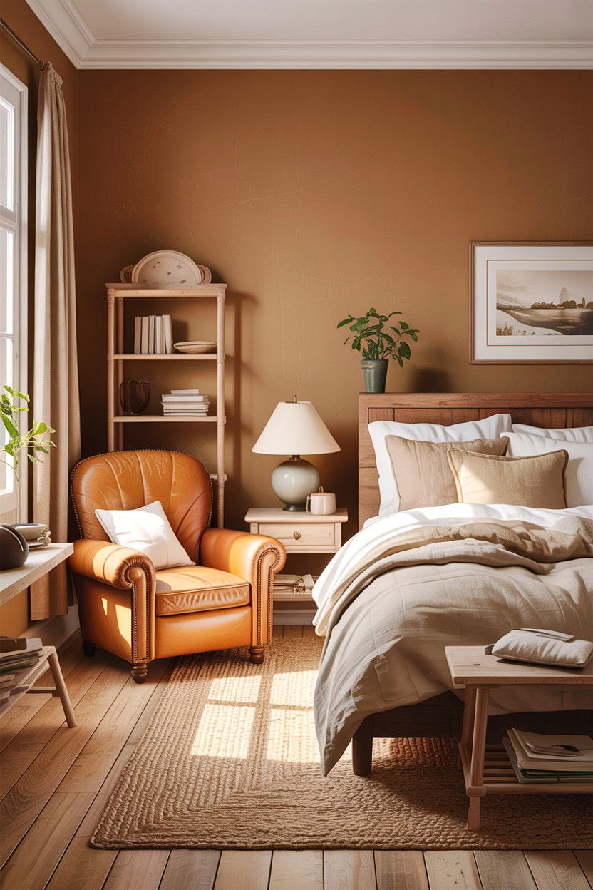 Warm Tan Bedroom - 30 warm brown bedroom ideas