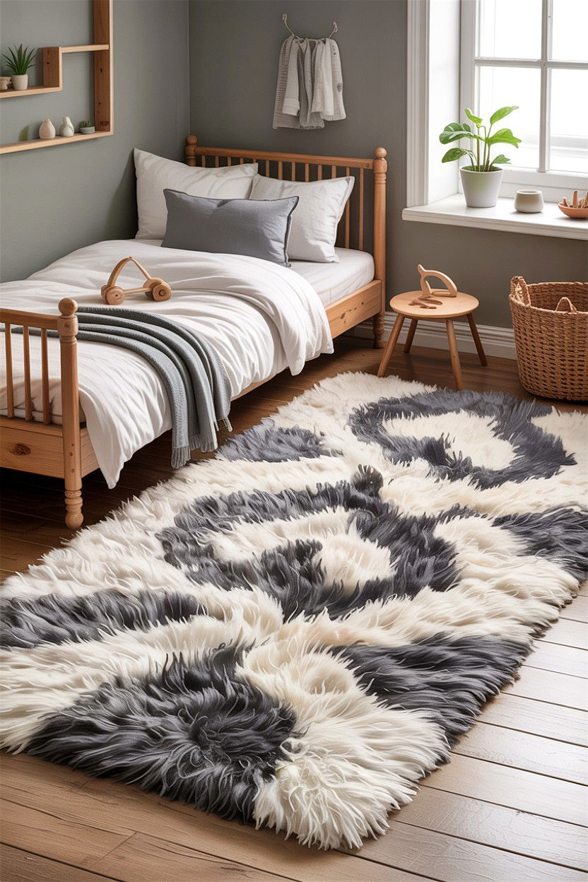 Washable Shag Rug - 30 bedroom shag rugs