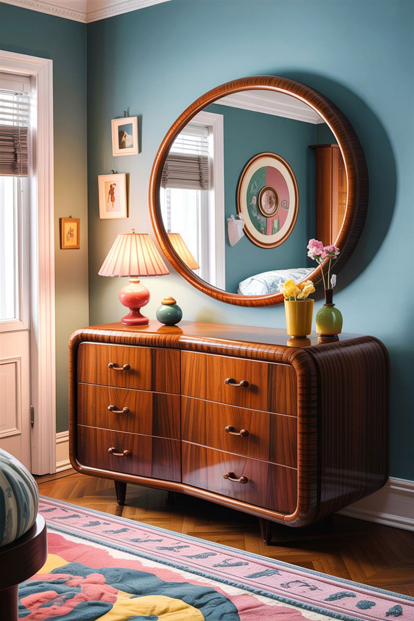 Waterfall Dresser - 30 bedroom vintage dressers