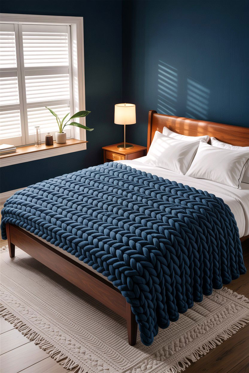 Weighted Knit Blanket - 30 bedroom knit blankets