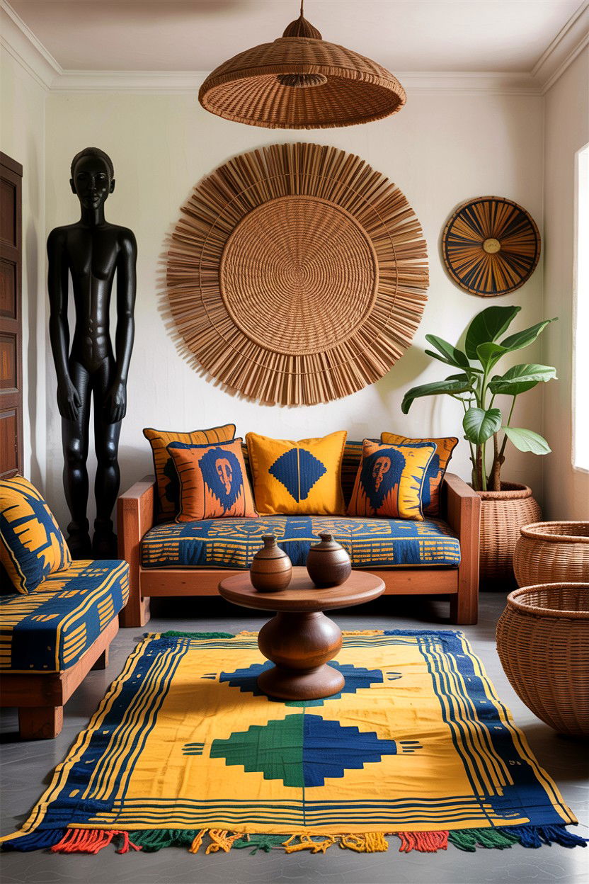 West African Living Room - 30 African living room ideas
