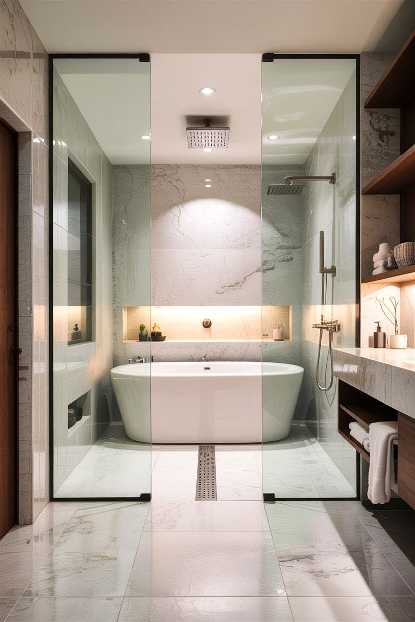 Wet Room Bathroom - 30 gorgeous bathroom ideas